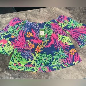 Lilly Pulitzer Sanilla Silk Top